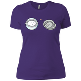 T-Shirts Purple Rush/ / X-Small Kawaii Timeless Mothership and Lifeboat Women's Premium T-Shirt