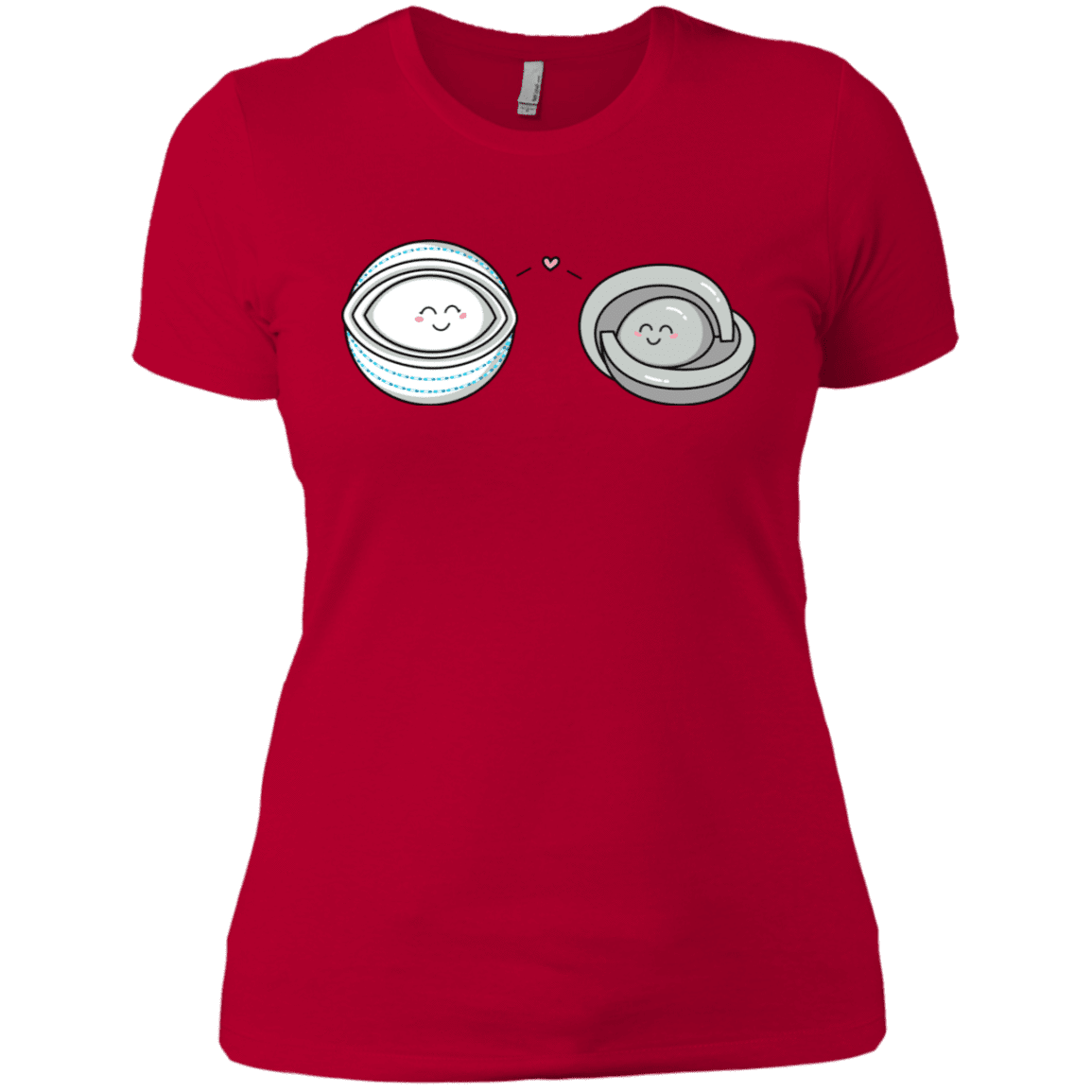 T-Shirts Red / X-Small Kawaii Timeless Mothership and Lifeboat Women's Premium T-Shirt