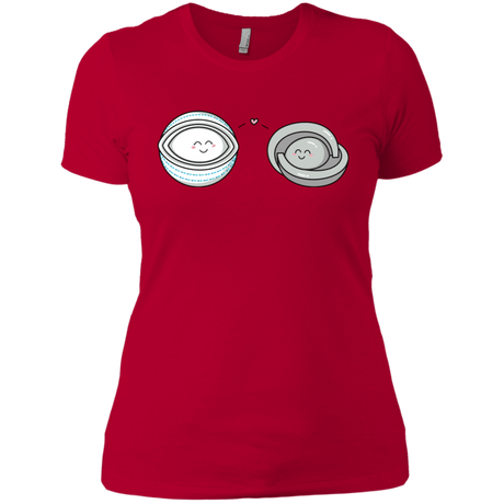 T-Shirts Red / X-Small Kawaii Timeless Mothership and Lifeboat Women's Premium T-Shirt