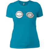 T-Shirts Turquoise / X-Small Kawaii Timeless Mothership and Lifeboat Women's Premium T-Shirt
