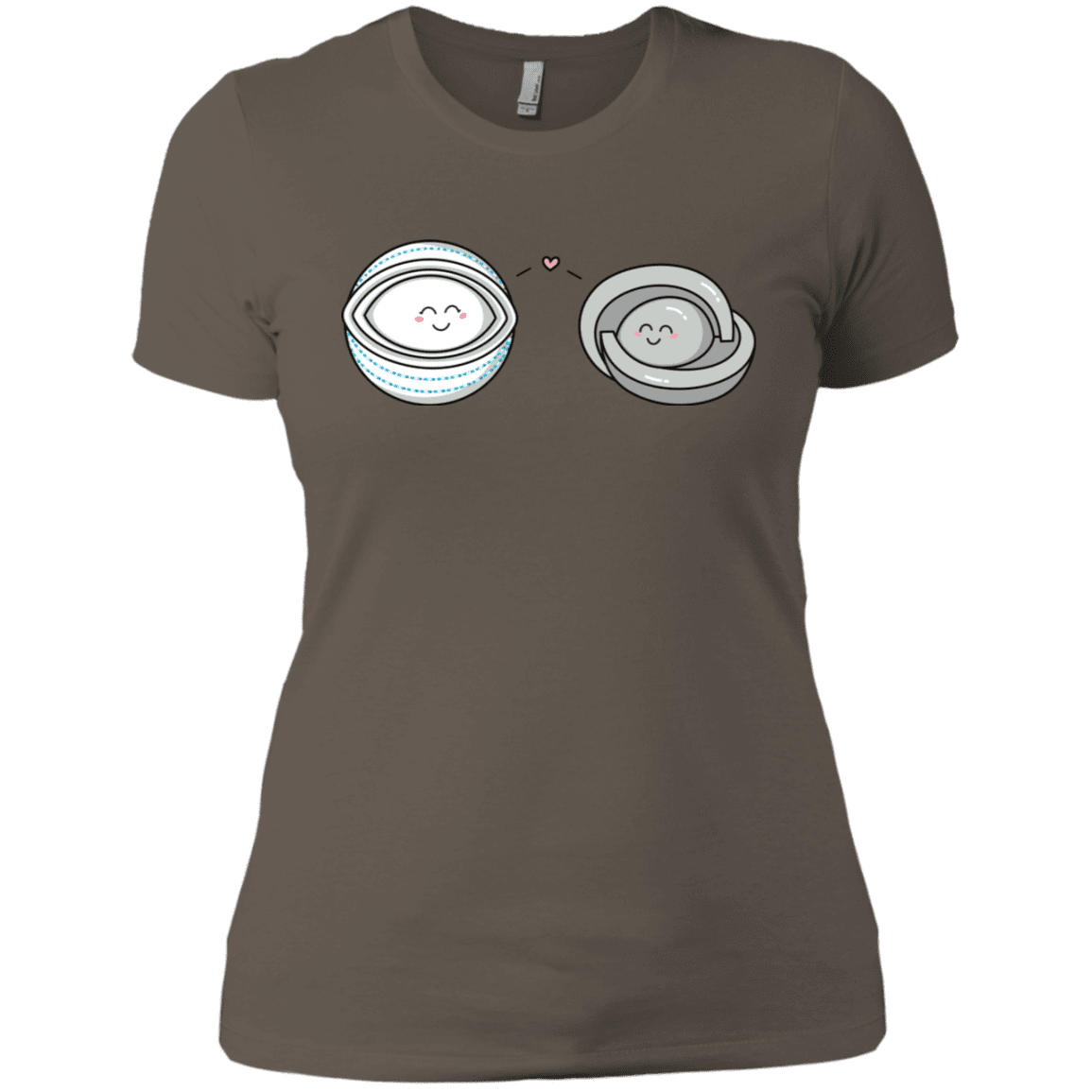 T-Shirts Warm Grey / X-Small Kawaii Timeless Mothership and Lifeboat Women's Premium T-Shirt