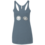 T-Shirts Indigo / X-Small Kawaii Timeless Mothership and Lifeboat Women's Triblend Racerback Tank