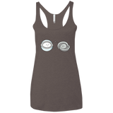 T-Shirts Macchiato / X-Small Kawaii Timeless Mothership and Lifeboat Women's Triblend Racerback Tank
