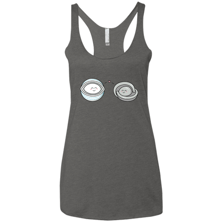 T-Shirts Premium Heather / X-Small Kawaii Timeless Mothership and Lifeboat Women's Triblend Racerback Tank