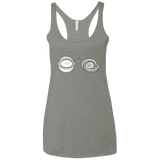 T-Shirts Venetian Grey / X-Small Kawaii Timeless Mothership and Lifeboat Women's Triblend Racerback Tank