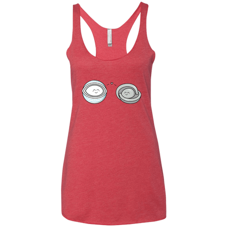 T-Shirts Vintage Red / X-Small Kawaii Timeless Mothership and Lifeboat Women's Triblend Racerback Tank
