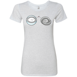 T-Shirts Heather White / S Kawaii Timeless Mothership and Lifeboat Women's Triblend T-Shirt