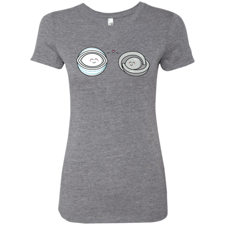 T-Shirts Premium Heather / S Kawaii Timeless Mothership and Lifeboat Women's Triblend T-Shirt