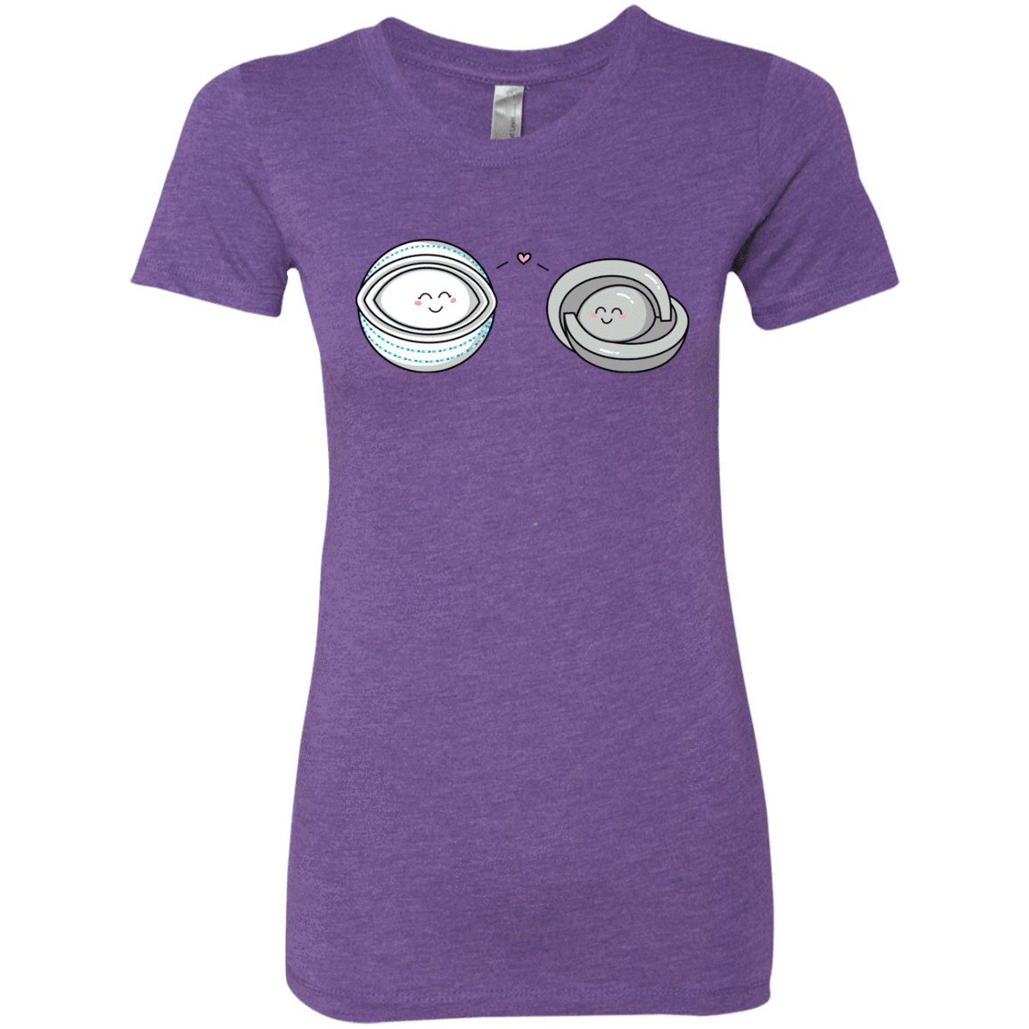 T-Shirts Purple Rush / S Kawaii Timeless Mothership and Lifeboat Women's Triblend T-Shirt