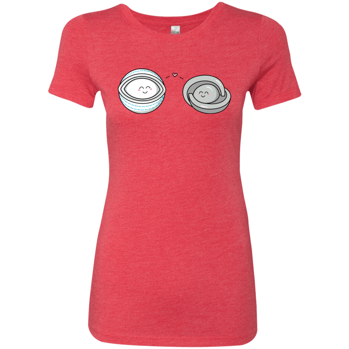 T-Shirts Vintage Red / S Kawaii Timeless Mothership and Lifeboat Women's Triblend T-Shirt