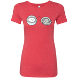 T-Shirts Vintage Red / S Kawaii Timeless Mothership and Lifeboat Women's Triblend T-Shirt