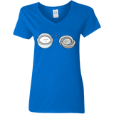 T-Shirts Royal / S Kawaii Timeless Mothership and Lifeboat Women's V-Neck T-Shirt