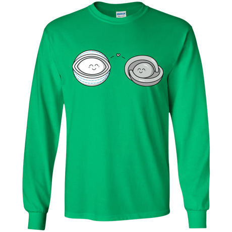 T-Shirts Irish Green / YS Kawaii Timeless Mothership and Lifeboat Youth Long Sleeve T-Shirt