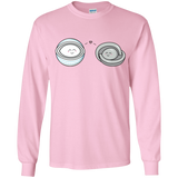 T-Shirts Light Pink / YS Kawaii Timeless Mothership and Lifeboat Youth Long Sleeve T-Shirt