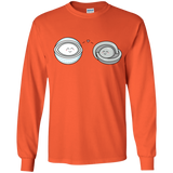 T-Shirts Orange / YS Kawaii Timeless Mothership and Lifeboat Youth Long Sleeve T-Shirt