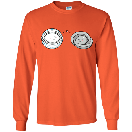 T-Shirts Orange / YS Kawaii Timeless Mothership and Lifeboat Youth Long Sleeve T-Shirt