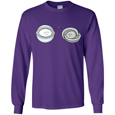 T-Shirts Purple / YS Kawaii Timeless Mothership and Lifeboat Youth Long Sleeve T-Shirt