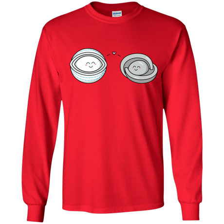 T-Shirts Red / YS Kawaii Timeless Mothership and Lifeboat Youth Long Sleeve T-Shirt