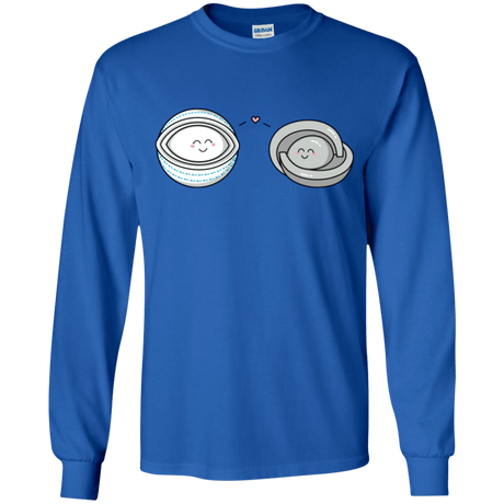 T-Shirts Royal / YS Kawaii Timeless Mothership and Lifeboat Youth Long Sleeve T-Shirt