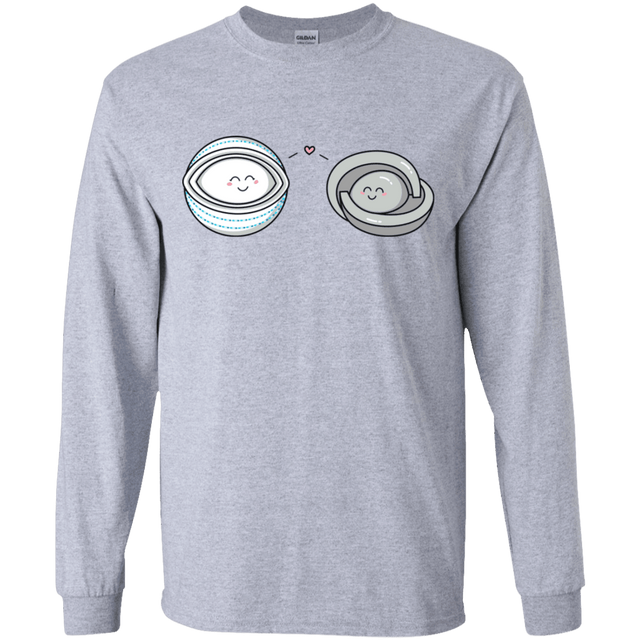 T-Shirts Sport Grey / YS Kawaii Timeless Mothership and Lifeboat Youth Long Sleeve T-Shirt