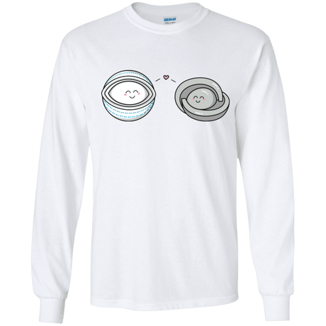 T-Shirts White / YS Kawaii Timeless Mothership and Lifeboat Youth Long Sleeve T-Shirt