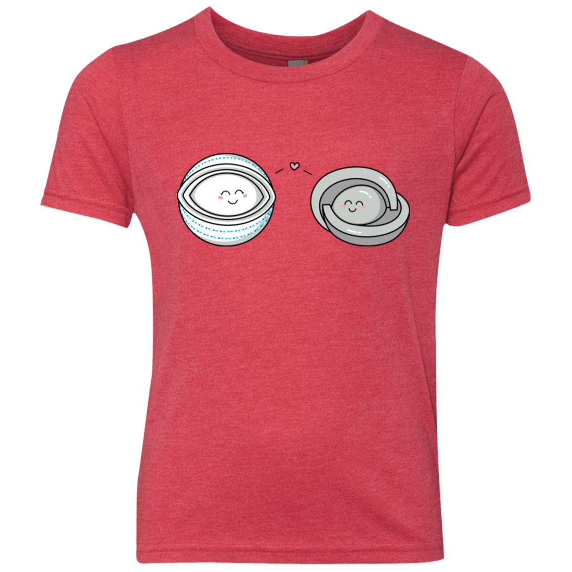 T-Shirts Vintage Red / YXS Kawaii Timeless Mothership and Lifeboat Youth Triblend T-Shirt