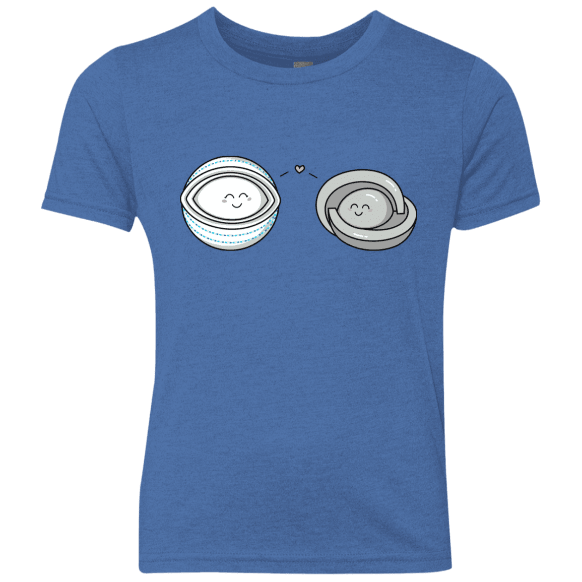 T-Shirts Vintage Royal / YXS Kawaii Timeless Mothership and Lifeboat Youth Triblend T-Shirt