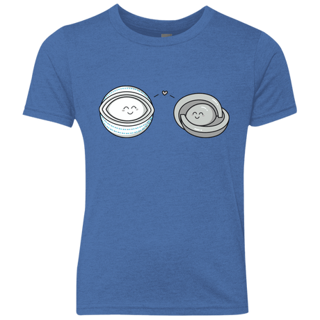 T-Shirts Vintage Royal / YXS Kawaii Timeless Mothership and Lifeboat Youth Triblend T-Shirt