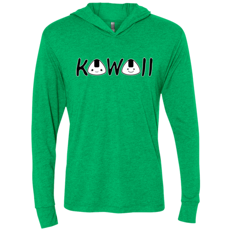 T-Shirts Kawaii Triblend Long Sleeve Hoodie Tee