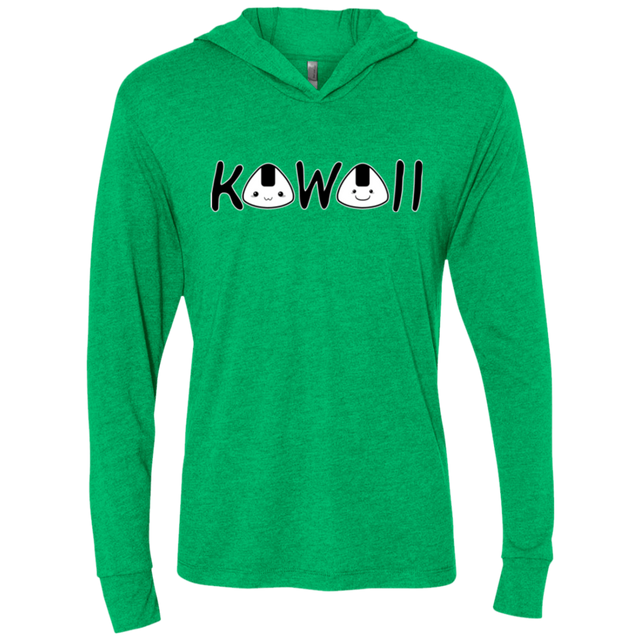T-Shirts Kawaii Triblend Long Sleeve Hoodie Tee