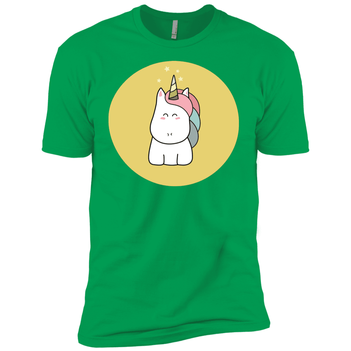T-Shirts Kelly Green / YXS Kawaii Unicorn Boys Premium T-Shirt