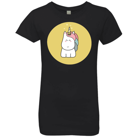 T-Shirts Black / YXS Kawaii Unicorn Girls Premium T-Shirt