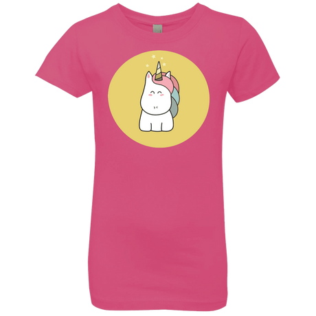 T-Shirts Hot Pink / YXS Kawaii Unicorn Girls Premium T-Shirt