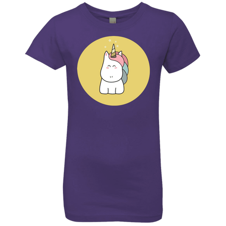 T-Shirts Purple Rush / YXS Kawaii Unicorn Girls Premium T-Shirt