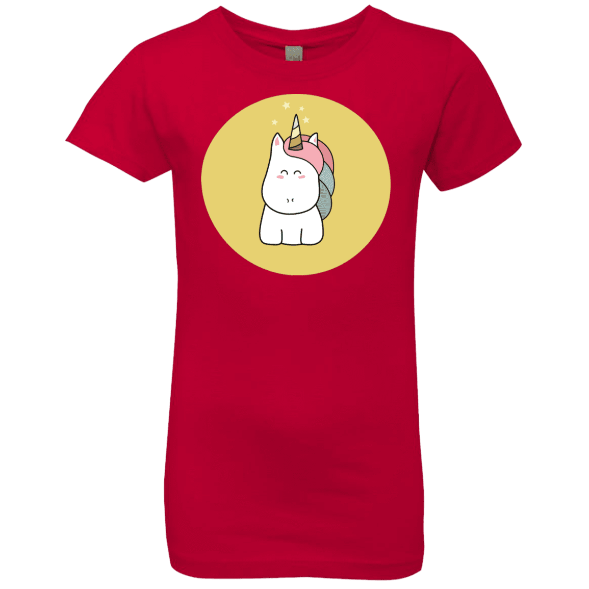 T-Shirts Red / YXS Kawaii Unicorn Girls Premium T-Shirt
