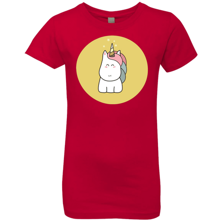 T-Shirts Red / YXS Kawaii Unicorn Girls Premium T-Shirt