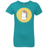 T-Shirts Tahiti Blue / YXS Kawaii Unicorn Girls Premium T-Shirt