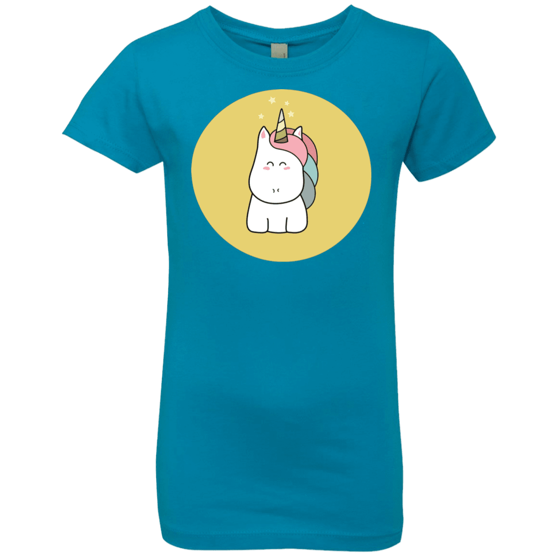 T-Shirts Turquoise / YXS Kawaii Unicorn Girls Premium T-Shirt