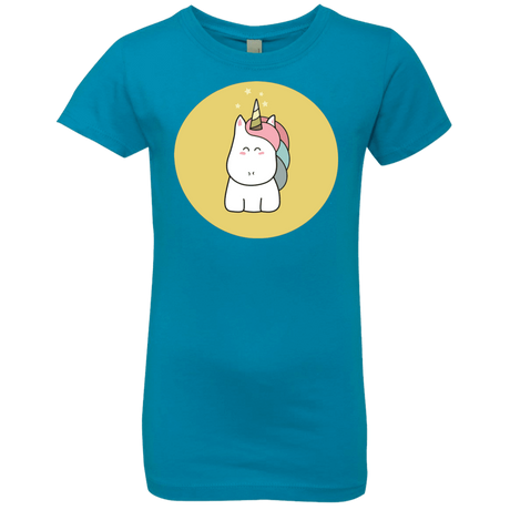 T-Shirts Turquoise / YXS Kawaii Unicorn Girls Premium T-Shirt
