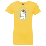 T-Shirts Vibrant Yellow / YXS Kawaii Unicorn Girls Premium T-Shirt