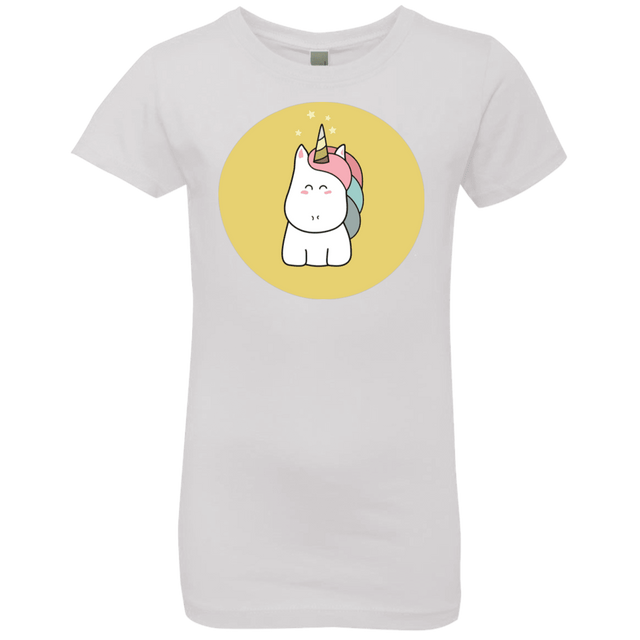 T-Shirts White / YXS Kawaii Unicorn Girls Premium T-Shirt