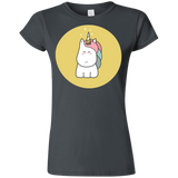 T-Shirts Charcoal / S Kawaii Unicorn Junior Slimmer-Fit T-Shirt