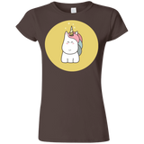 T-Shirts Dark Chocolate / S Kawaii Unicorn Junior Slimmer-Fit T-Shirt