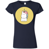 T-Shirts Navy / S Kawaii Unicorn Junior Slimmer-Fit T-Shirt
