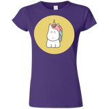 T-Shirts Purple / S Kawaii Unicorn Junior Slimmer-Fit T-Shirt