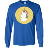 T-Shirts Royal / S Kawaii Unicorn Men's Long Sleeve T-Shirt
