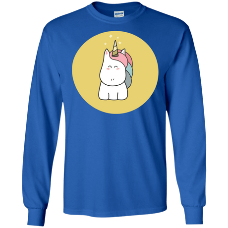 T-Shirts Royal / S Kawaii Unicorn Men's Long Sleeve T-Shirt