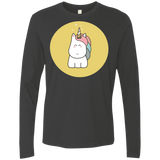 T-Shirts Heavy Metal / S Kawaii Unicorn Men's Premium Long Sleeve