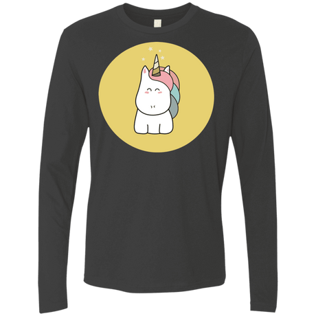 T-Shirts Heavy Metal / S Kawaii Unicorn Men's Premium Long Sleeve