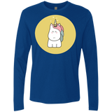 T-Shirts Royal / S Kawaii Unicorn Men's Premium Long Sleeve